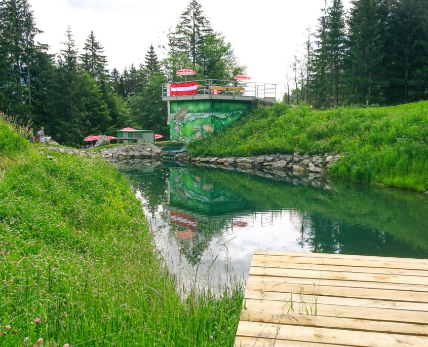 Kraftwerkseröffnung, Naturnahe Gestaltung Kraftwerk, Wasserkraftwerk neu, Kraftwerk Schoba, Kleinwasserkraftwerk
